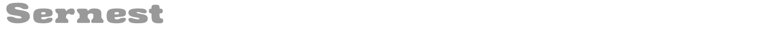 Sernest font preview
